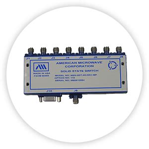 Integrated Assemblies & Solid State Switches | American Microwave Corporation - RF / Microwave ...