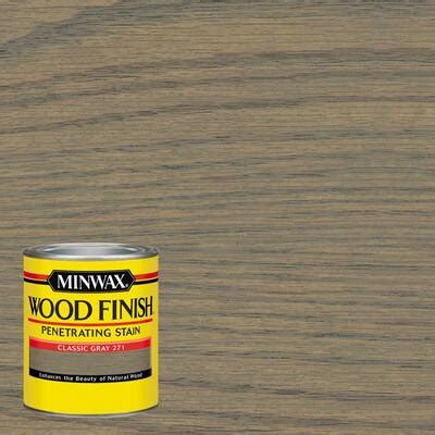 Minwax 1 qt. Wood Finish Classic Gray Oil-Based Interior Stain-700484444 - The Home Depot