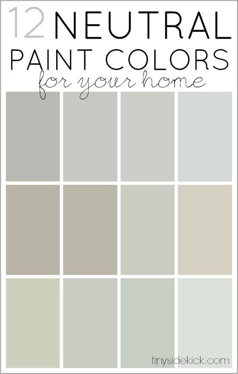 The Trick to Choosing the Right Paint Color + 12 Perfect Neutral Paint Colors | Neutral paint ...