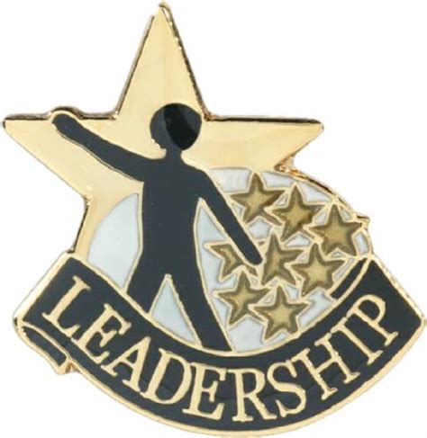 Leadership Lapel Pin with Presentation Box | Chenille Letter Insignia ...