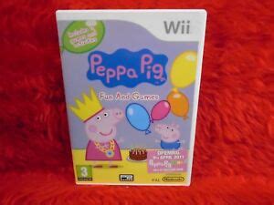 *wii PEPPA PIG Fun & And Games (NI) Great Kids Game Nintendo PAL UK Version | eBay