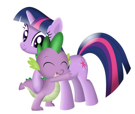 Twilight and Spike by tgolyi on DeviantArt