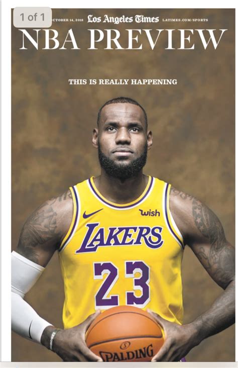 Tomorrow's cover of the LA Times sports section : r/lakers