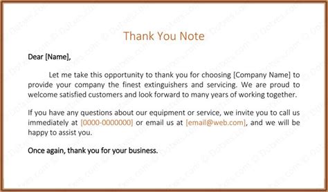 Thank You Letter To Client For Giving Business Check more at https ...