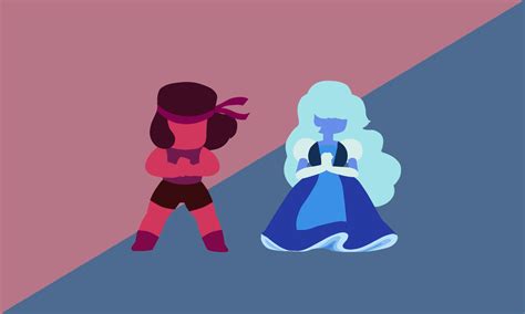 Ruby and Sapphire Wallpaper by notKiler on DeviantArt