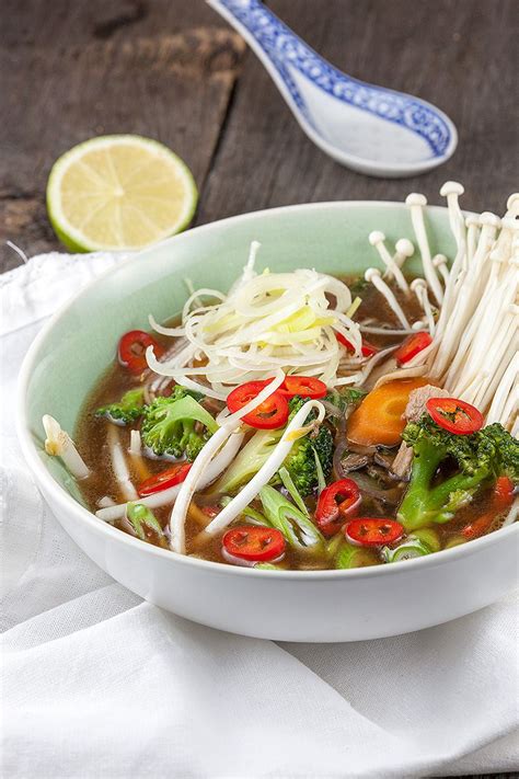 Asian pork and vegetable soup - ohmydish.com