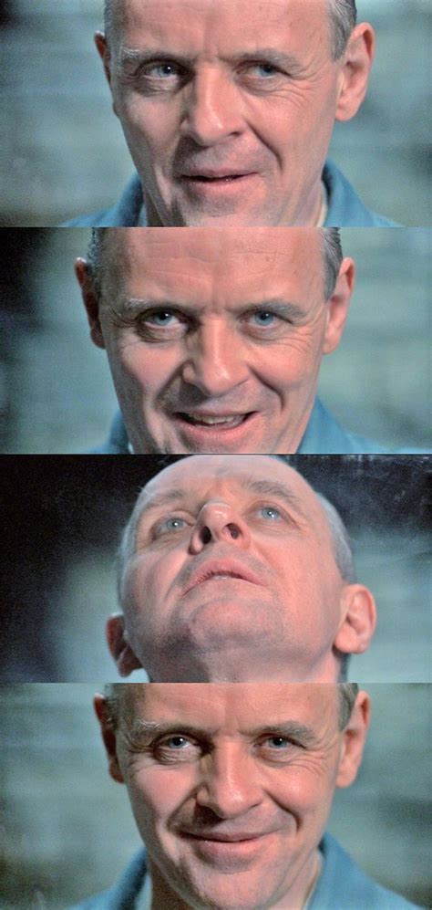 Anthony Hopkins as Dr. Hannibal Lecter in The Silence of the Lambs ...