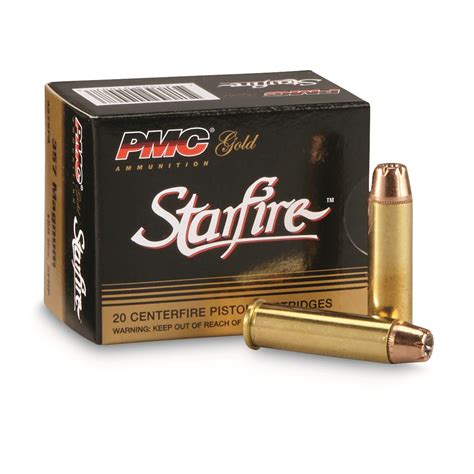 PMC Gold Starfire, .357 Magnum, SFHP, 150 Grain, 20 Rounds - 94518 ...