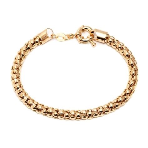 Shop Goldplated Popcorn Bracelet - Gold - On Sale - Free Shipping On Orders Over $45 - Overstock ...