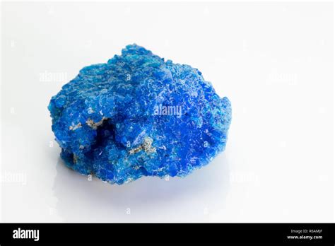 Covellite (covelline): rare blue copper sulfide mineral with the formula CuS, from Vesuvius ...