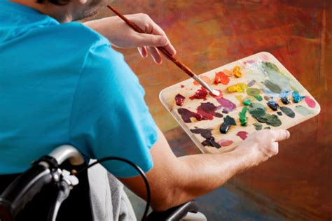 Disability and Art - Artists with Disabilities, Painting with a Disability