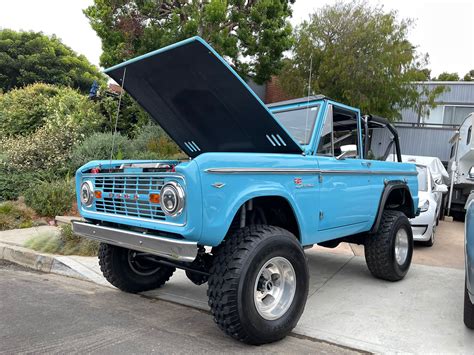 1968 Light Blue Ford Bronco - Custom Classic Ford Bronco Restorations ...