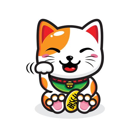 Lucky cat character vector design 3526268 Vector Art at Vecteezy