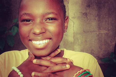 girl, wearing, scoop-neck shirt, colored, bracelet, child, black, black and white, portrait ...