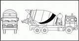 cement Truck Mixer Coloring Page Design  Coloring Pages sketch template