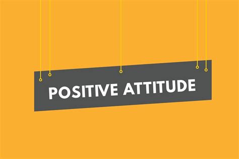 positive attitude text Button. positive attitude Sign Icon Label ...