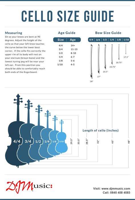 Cello Size Guide - A guide of Cello sizes and how to know which ones ...