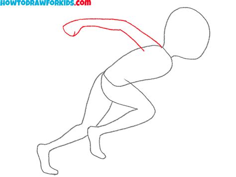 How to Draw a Runner - Easy Drawing Tutorial For Kids