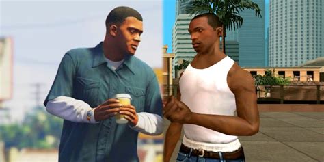How Grand Theft Auto 5's Franklin & GTA: San Andreas' CJ Are Related