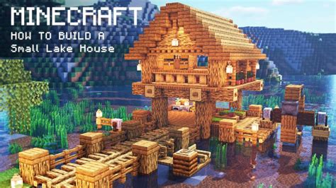 Minecraft: How To Build a lake house | Minecraft, Minecraft blueprints ...