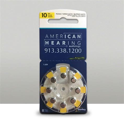 Hearing Aid Batteries Size 10 | American Hearing + Audiology