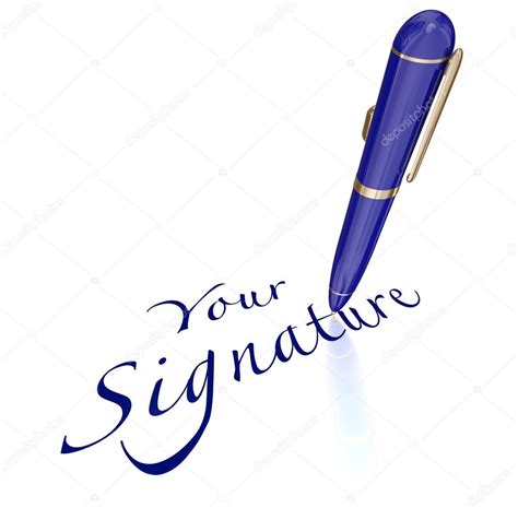 Your Signature Pen — Stock Photo © iqoncept #78380742