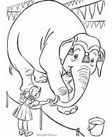transmissionpress Circus Elephant Coloring Pages sketch template