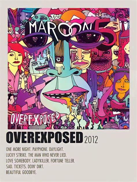 Maroon 5 Overexposed Artwork