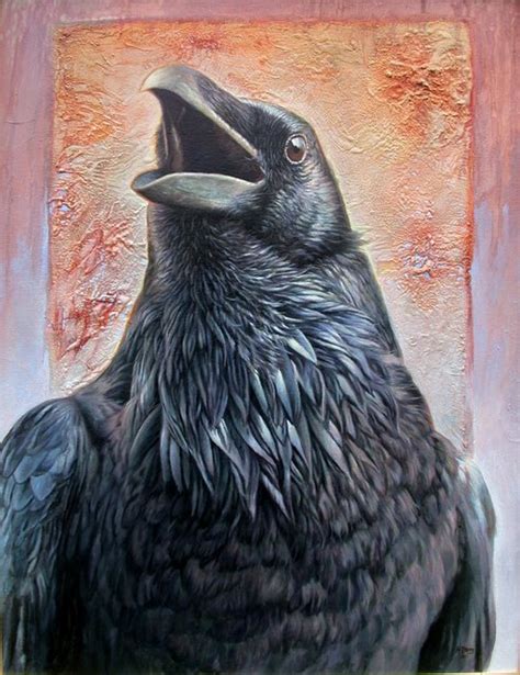 Raven Oil Painting By Hans Droog | absolutearts.com