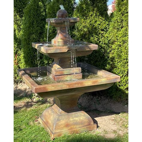 Henri Studio Equinox 55" High Large Rustic Outdoor Fountain - #55Y18 | Lamps Plus