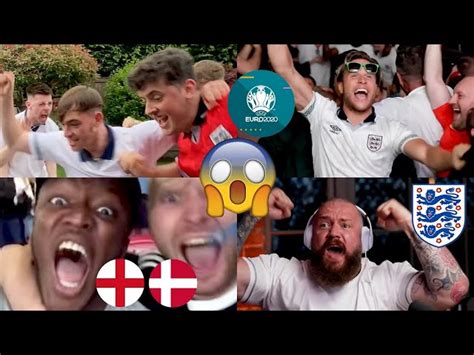 GOAL REACTIONS!😱 Fans go CRAZY as Kane sends England to the FINAL of Euro 2020!🤯🤩