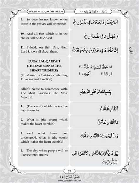 Surah Qariah English PDF - Online Download English Translation PDF