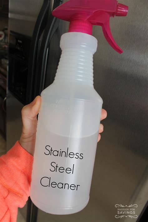 DIY Stainless Steel Cleaner - Passion for Savings