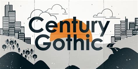 Century Gothic - sans-serif font by Monotype via MyFonts | 고딕 글꼴, 멋진 글꼴 ...