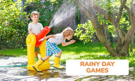 44 Fun Rain Games and Activities for Kids