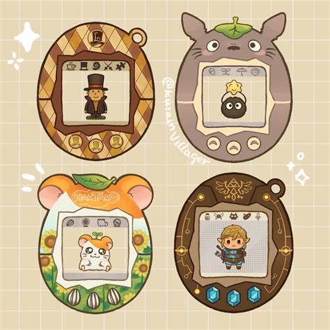 cloud ☁︎ ⋆⁺₊ on Twitter: "RT @KurainVillager: More #Tamagotchi designs! 🌱