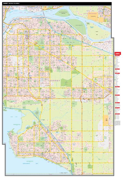 Map Of Surrey Bc - Map Of Colorado