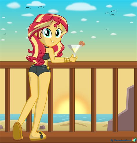 #2045682 - safe, artist:keronianniroro, sunset shimmer, equestria girls ...