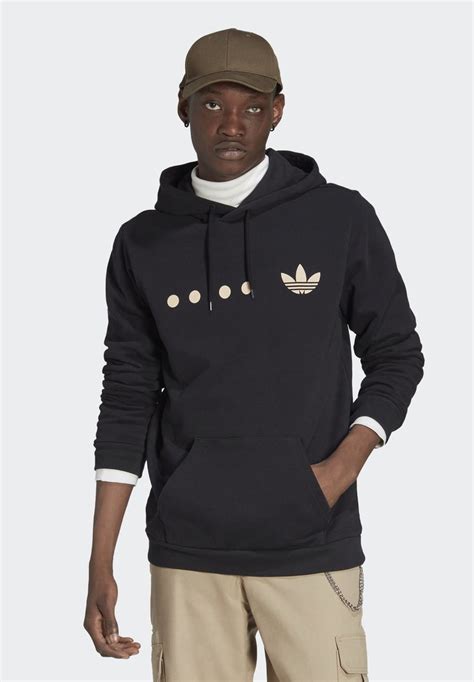 adidas Originals LOGO - Hoodie - black - Zalando.co.uk