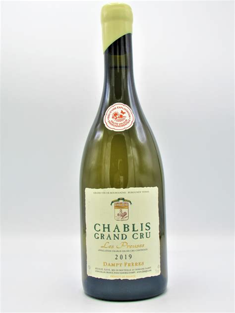 Chablis Grand Cru Les Preuses Domaine Dampt 2019 - La Cave Saint-Vincent