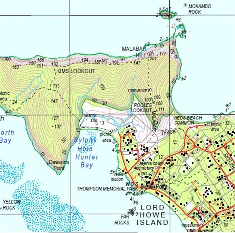 Lord Howe Island Map Australian Geographic - Maps, Books & Travel Guides