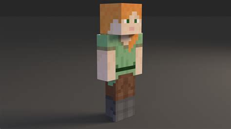 Minecraft Alex Cool Realistic Art