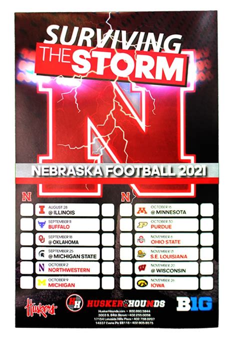 Husker Football Schedule Tv 2023: Your Ultimate Guide - Las Vegas ...