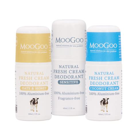 Natural Deodorants | Aluminium Free | For All Skin Types | MooGoo Skin Care