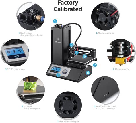 Monoprice MP Select Mini 3D Printer V2, Black - Monoprice.com