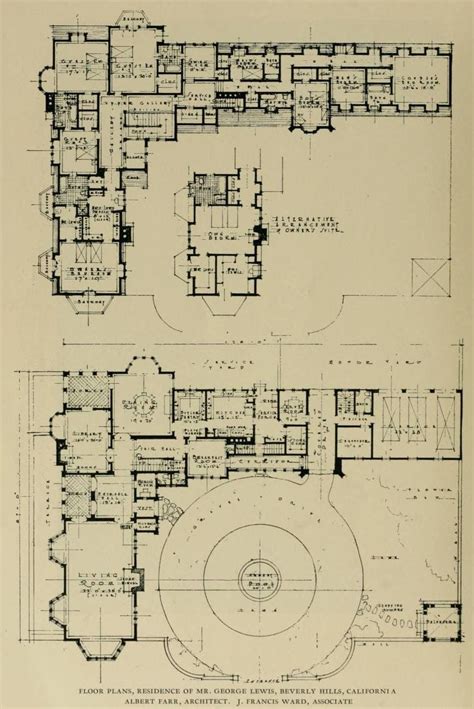 Pin by Annie Christie on Big Old Houses | Architectural floor plans ...