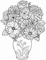 Flower Bouquet Coloring Pages  Home sketch template