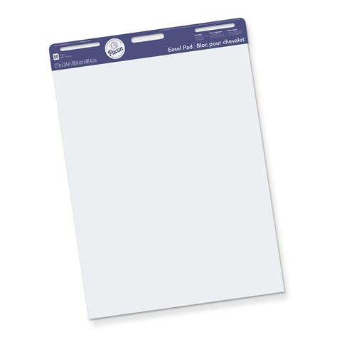 Easel Pad, Unruled, 27" x 34", White - Walmart.com