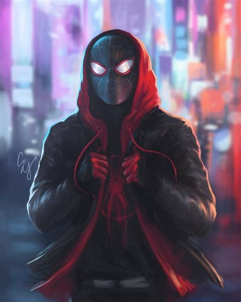 Spider-Verse Miles Morales By @samdoesarts Follow 👇 @nerd.space for ...