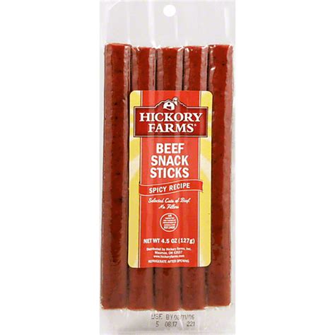 Hickory Farms Snack Sticks, Beef, Spicy Recipe | Deli | Ingles Markets